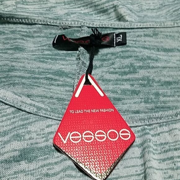 NWT Vessos Blue Long Sleeve Tee Shirt (XL) - Picture 3 of 3